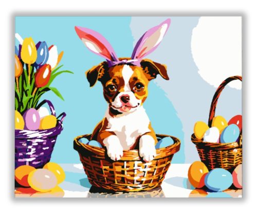 Márpedig Nyusz Vagyok - húsvéti számfestő készlet