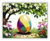 Díszes Tojás a Virágok Között - húsvéti számfestő készlet