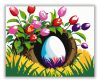 Húsvéti Dekoráció  - húsvéti számfestő készlet