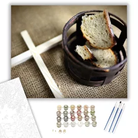 Húsvéti Böjt - húsvéti számfestő készlet - Számfestő.hu - 40×50cm - keret nélkül