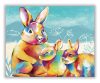 Színes Nyuszi Család - húsvéti számfestő készlet