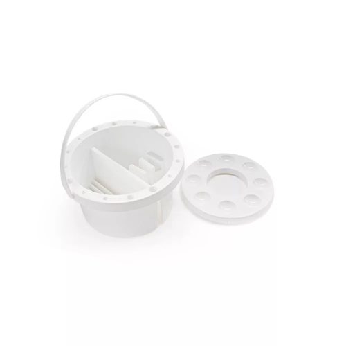 Ecsettisztító és Tároló vödör, műanyag, kör alakú