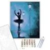 Balett az éjszakában - számfestő készlet - Számfestő.hu - 50×60cm - keretre feszítve