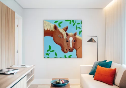 Lovak - gyerek számfestő készlet - Számfestő.hu - 30×30cm - keret nélkül