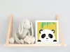Csinos panda - gyerek számfestő készlet - Számfestő.hu - 30×30cm - keret nélkül