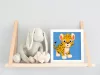 Baby tigris - gyerek számfestő készlet - Számfestő.hu - 20×20cm - keret nélkül