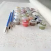 Éjszakai Bagoly - gyerek számfestő készlet - Számfestő.hu - 20×20cm - keret nélkül