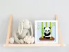 Aranyos Panda - gyerek számfestő készlet - Számfestő.hu - 30×30cm - keret nélkül