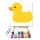 Kiskacsa - gyerek számfestő készlet - Számfestő.hu - 50×50cm - keretre feszítve
