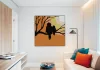 Baglyok - gyerek számfestő készlet - Számfestő.hu - 30×30cm - keret nélkül