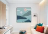 Napsütés - gyerek számfestő készlet - Számfestő.hu - 20×20cm - keretre feszítve