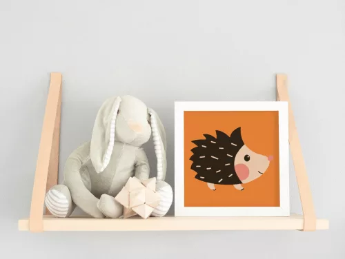 Sündisznó - gyerek számfestő készlet - Számfestő.hu - 20×20cm - keret nélkül