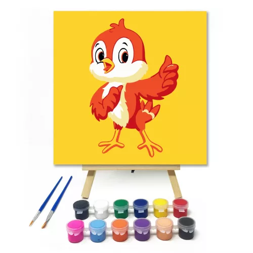 Produkció - gyerek számfestő készlet - Számfestő.hu - 20×20cm - keret nélkül