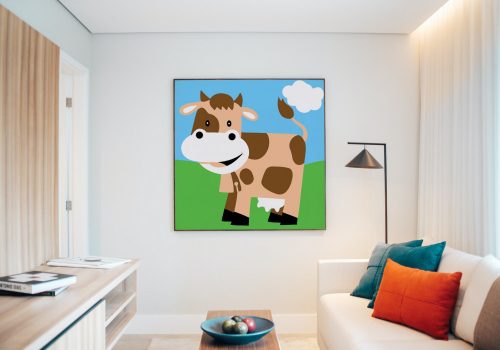 Boci - gyerek számfestő készlet - Számfestő.hu - 20×20cm - keret nélkül