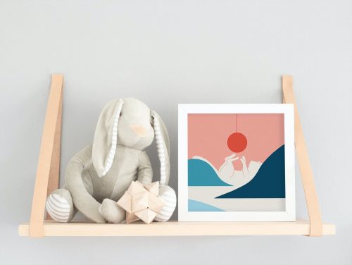 Cica Játék - gyerek számfestő készlet - Számfestő.hu - 40×40cm - keret nélkül