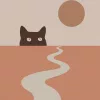 Leselkedő - gyerek számfestő készlet - Számfestő.hu - 50×50cm - keretre feszítve