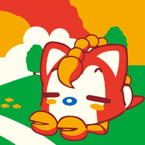 Pihenés - gyerek számfestő készlet - Számfestő.hu - 50×50cm - keretre feszítve