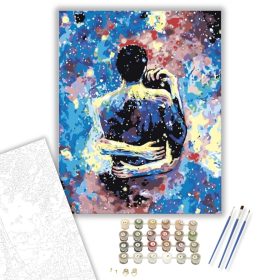 Nagy Ölelés - számfestő készlet - Számfestő.hu - 40×50cm - keret nélkül