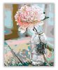 Virágszál Vázában - számfestő készlet