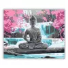 Buddha Zen - számfestő készlet - Számfestő.hu - 40×50cm - Keret nélkül
