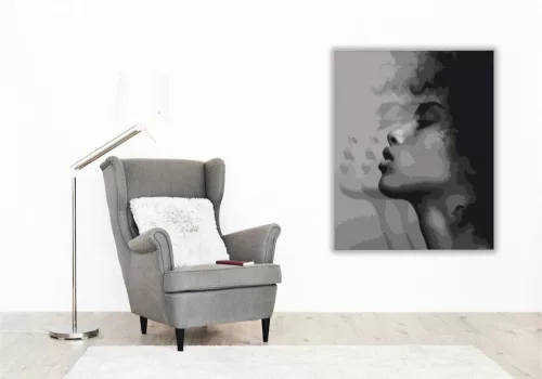 Oldal Portré - számfestő készlet - Számfestő.hu - 50×60cm - keret nélkül