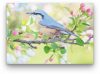 Kék madár a fán - vászonkép