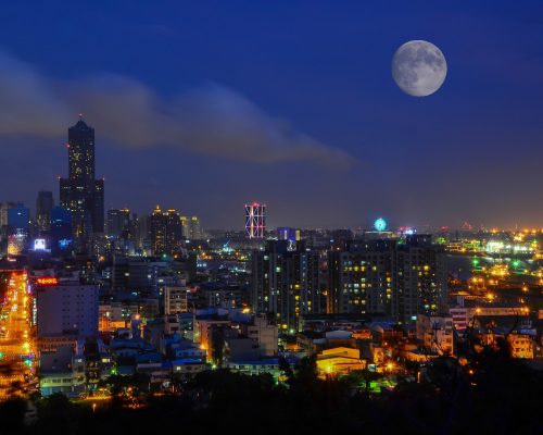 Tajvan Éjszaka - vászonkép