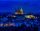 Prága Éjszaka - vászonkép