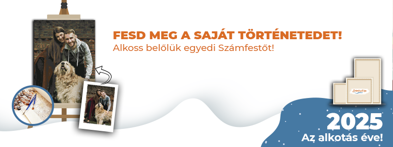 Saját fotóból készült számfestő