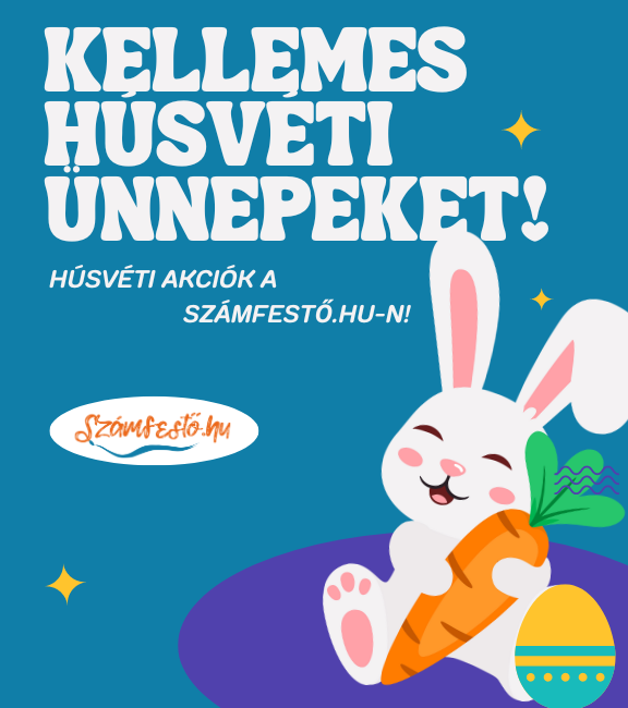 Tavaszi újjászületés és kreatív készülődés: Húsvéti meglepetések a Számfestő.hu-tól