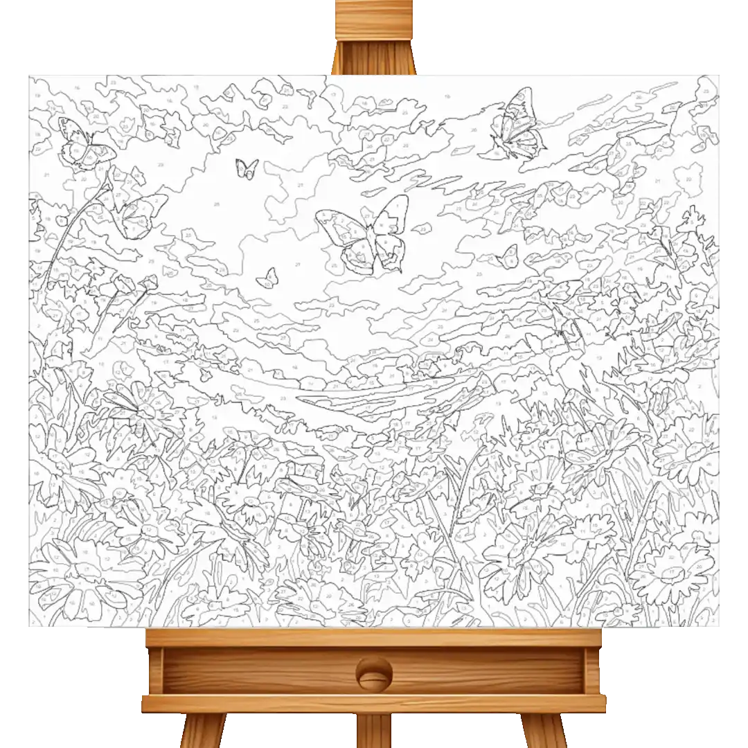 Tavaszi számfestő ajánlat