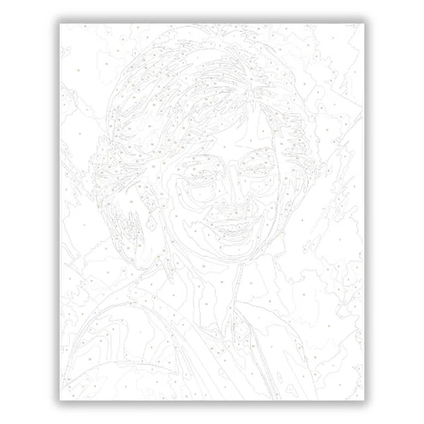 Diana Hercegnő Portré - számfestő készlet - számfestő készlet