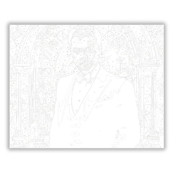 Gatsby Stílusban - számfestő készlet - számfestő készlet