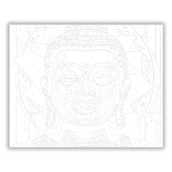 Graffiti Buddha - számfestő készlet - számfestő készlet